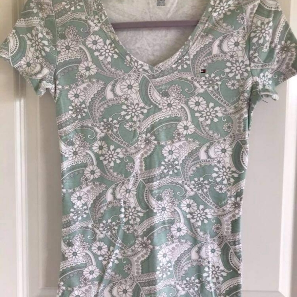 women's blouse TOMMY HILFIGER print size xs